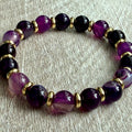Beaded Bracelet-Amethyst