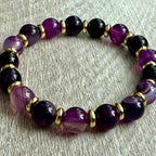 Beaded Bracelet-Amethyst