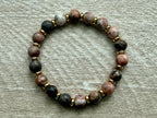 Beaded Bracelet- Pink Jasper