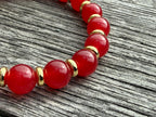 Beaded Bracelet- Dyed Jade
