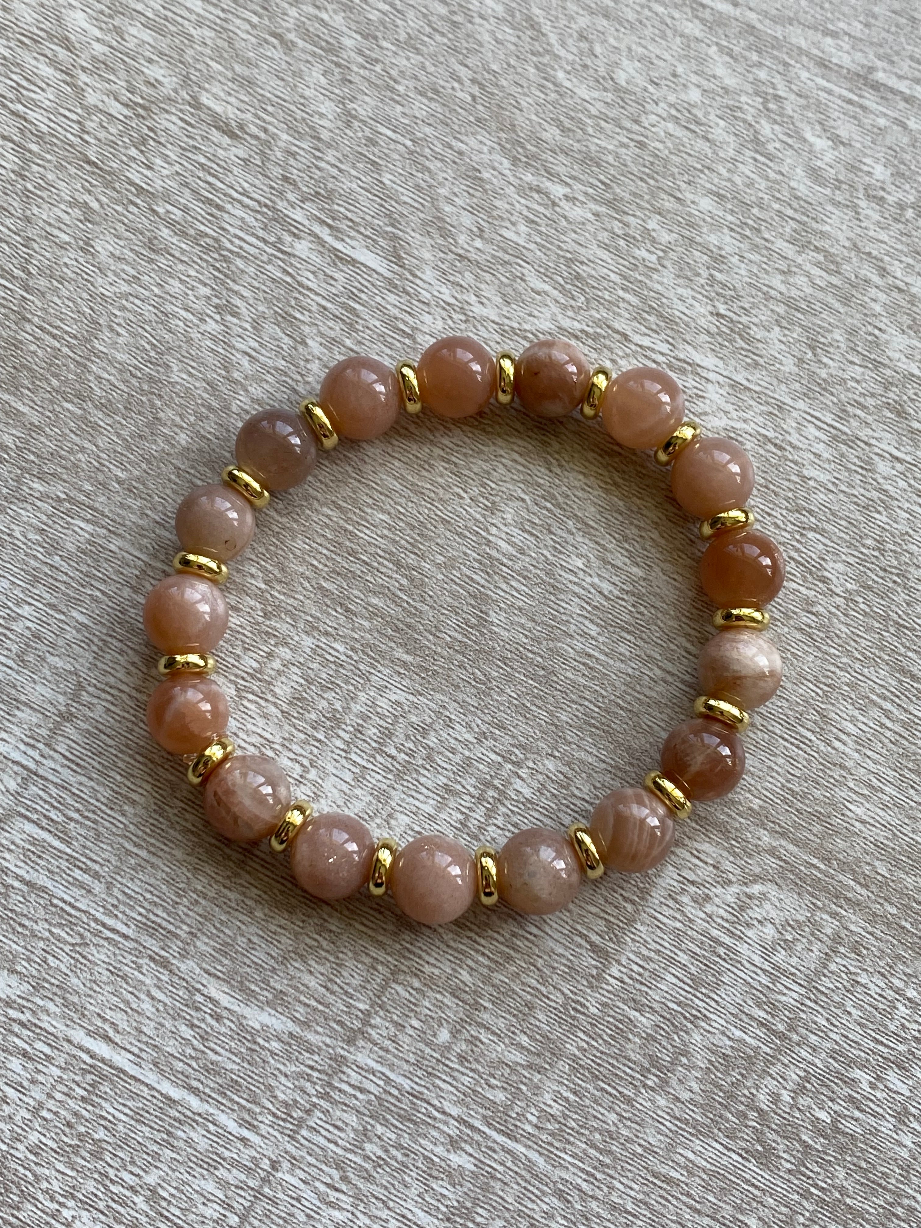 Beaded Bracelet- Sunstone