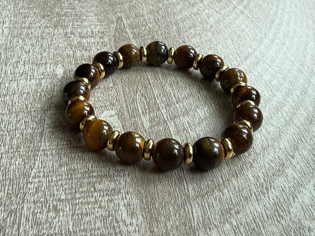 Beaded Bracelet- Tiger's Eye