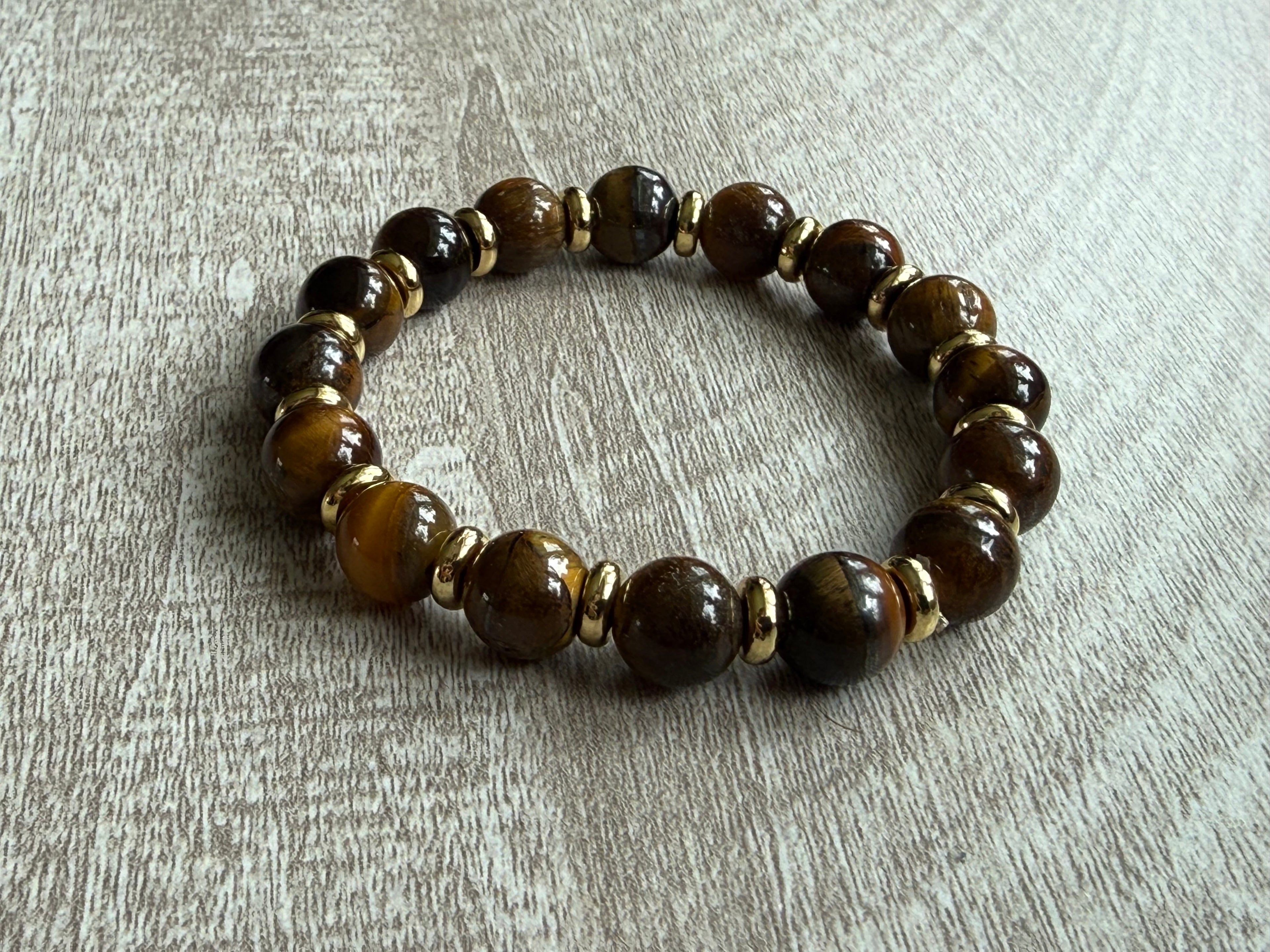 Beaded Bracelet- Tiger's Eye