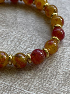 Beaded Bracelet- Dyed Quartz