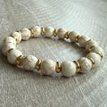 Beaded Bracelet-Marbled Stone