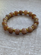 Beaded Bracelet- Sunstone