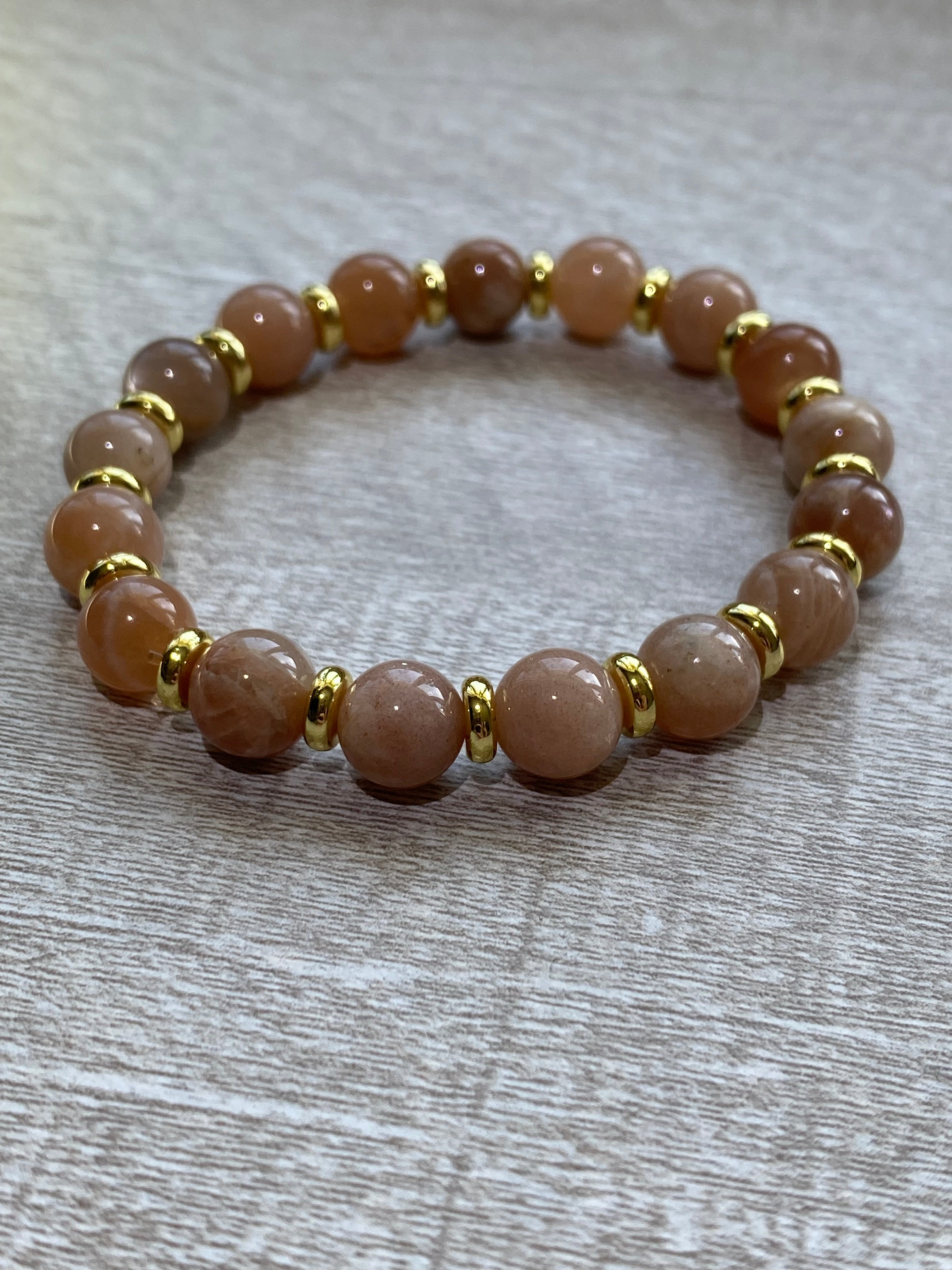 Beaded Bracelet- Sunstone