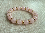 Beaded Bracelet-Rose Quartz