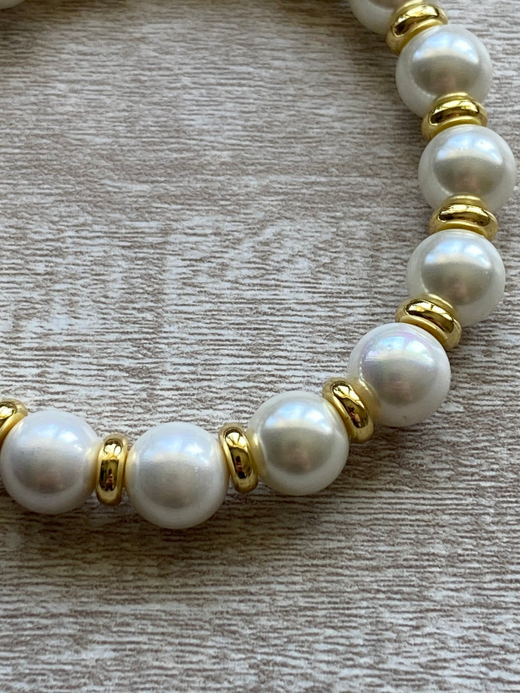 Beaded Bracelet- Pearl