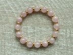 Beaded Bracelet-Rose Quartz