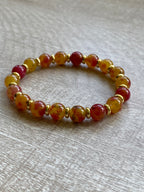 Beaded Bracelet- Dyed Quartz