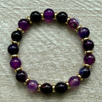 Beaded Bracelet-Amethyst