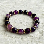 Beaded Bracelet-Amethyst