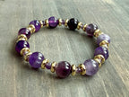 Beaded Bracelet-Amethyst
