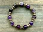 Beaded Bracelet-Amethyst