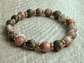 Beaded Bracelet- Pink Jasper