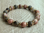 Beaded Bracelet- Pink Jasper