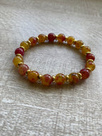 Beaded Bracelet- Dyed Quartz
