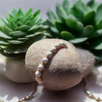 Beaded Bracelet-Marbled Stone